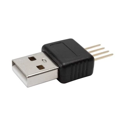 USB A tată la terminal PCB drept cu 4 pini